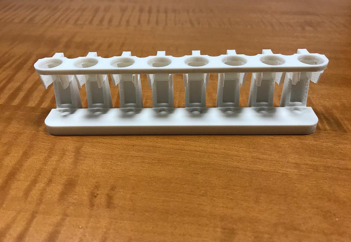 3D Printed Magnetic Rack for test tubes