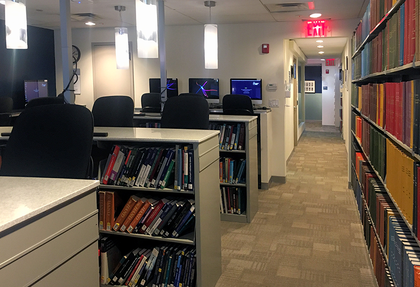 Library branch interior shot