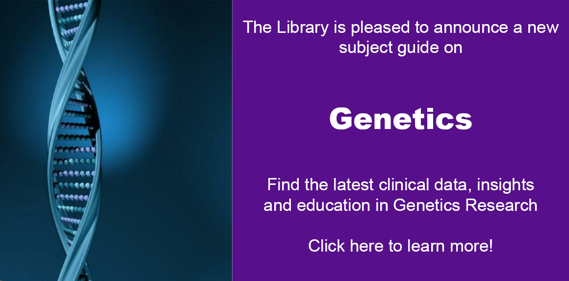 Click to read our new subject guide on Genetics