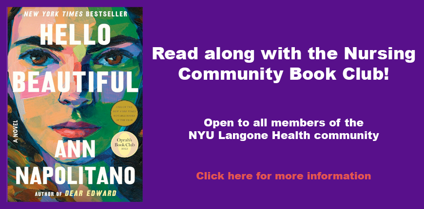 Click for info about the Nursing Community Book Club